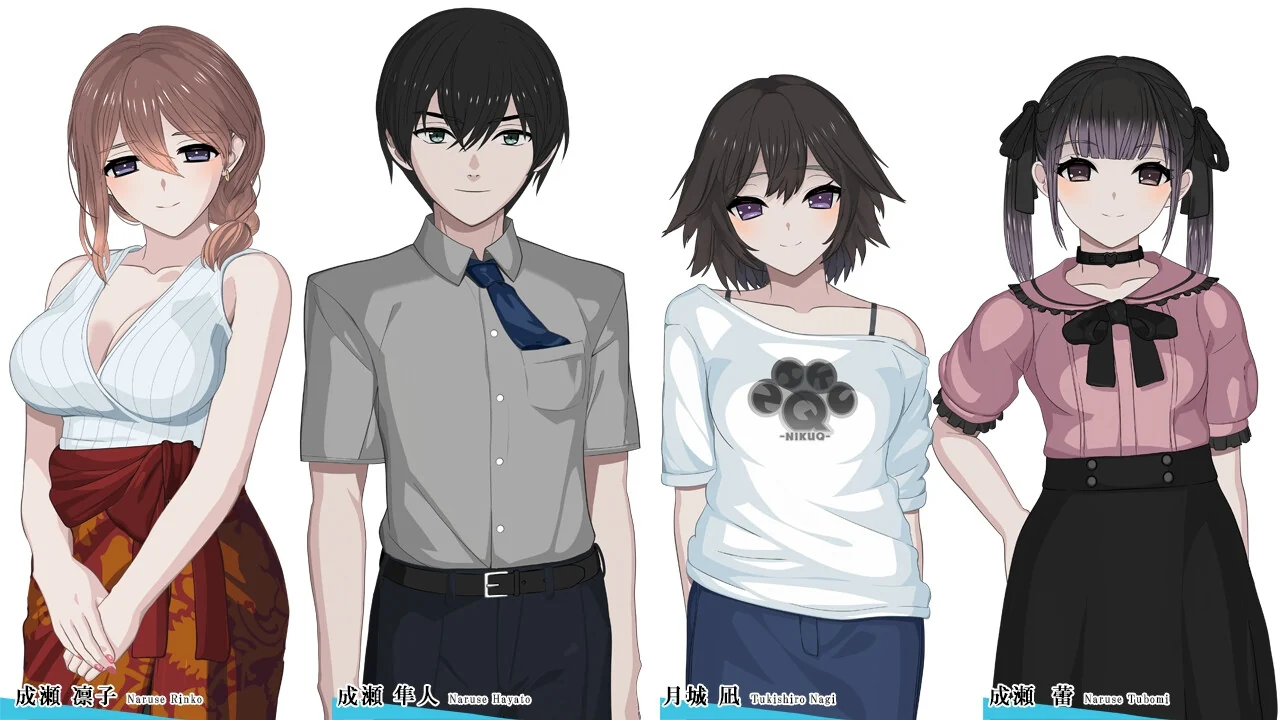 HOME游戏主要人物群像与服装形象